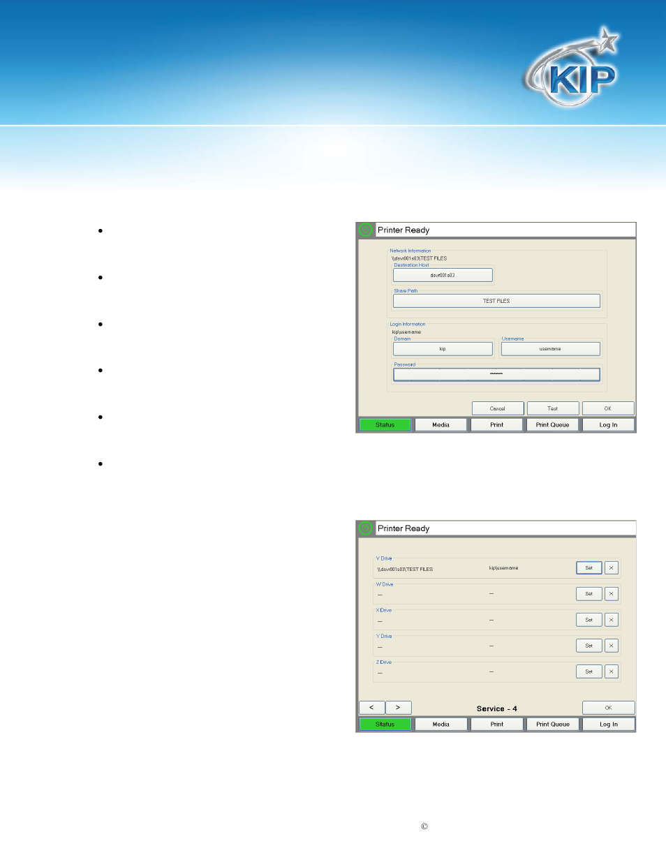 Kip c7800 touchscreen software | Konica Minolta KIP C7800 User Manual | Page 25 / 42