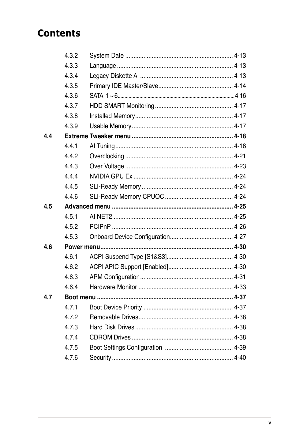 Asus Striker Extreme User Manual | Page 5 / 172