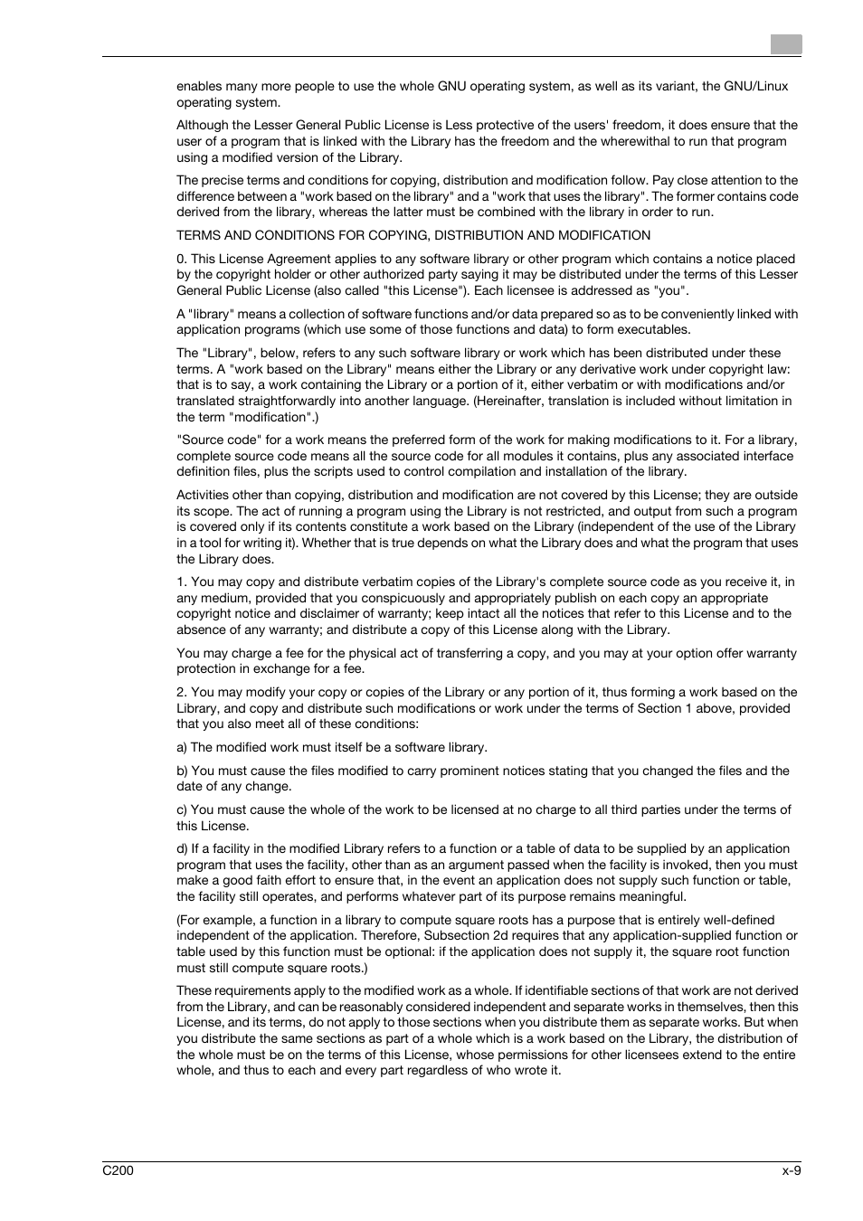 Konica Minolta bizhub C200 User Manual | Page 10 / 186