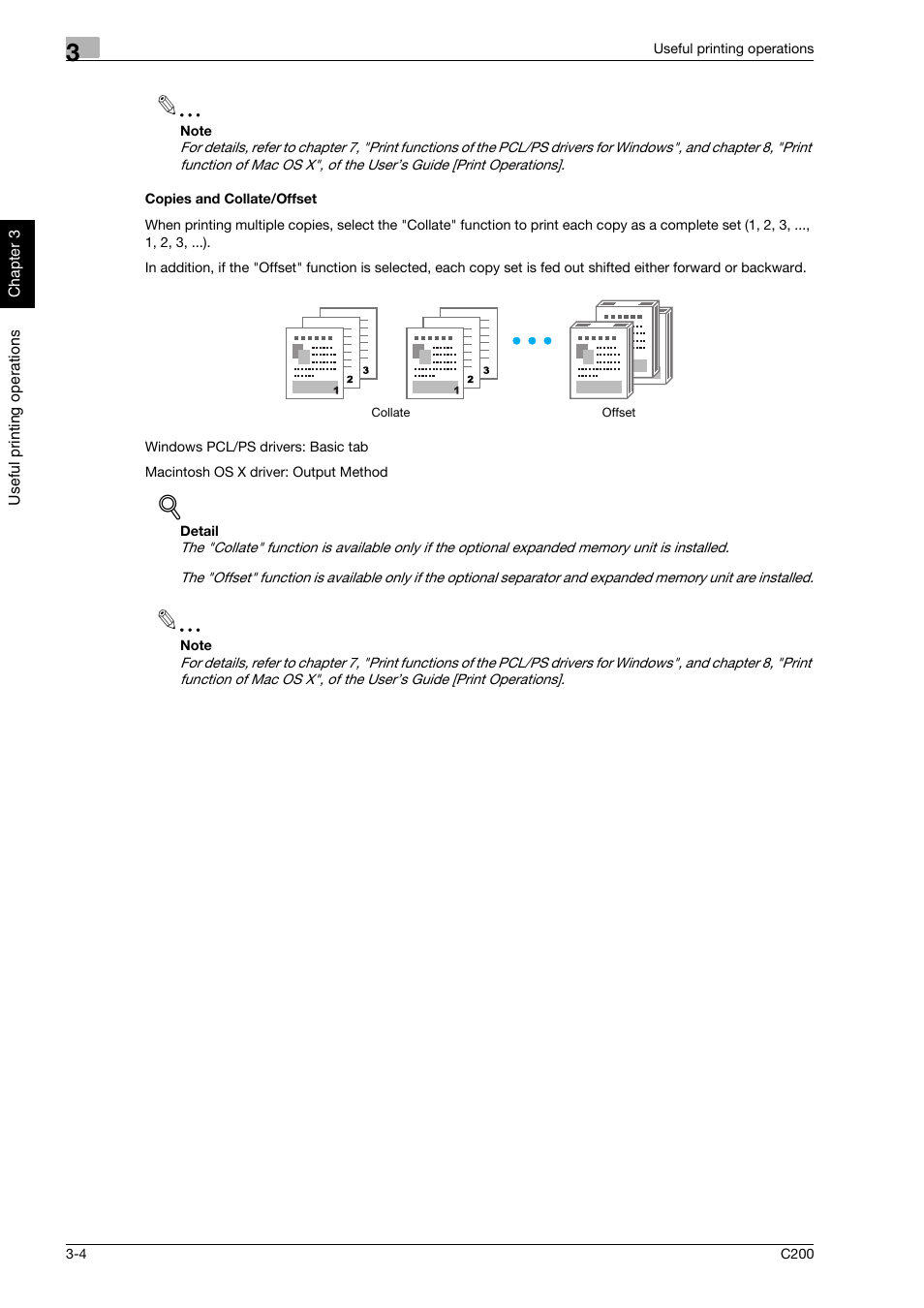 Copies and collate/offset | Konica Minolta bizhub C200 User Manual | Page 109 / 186