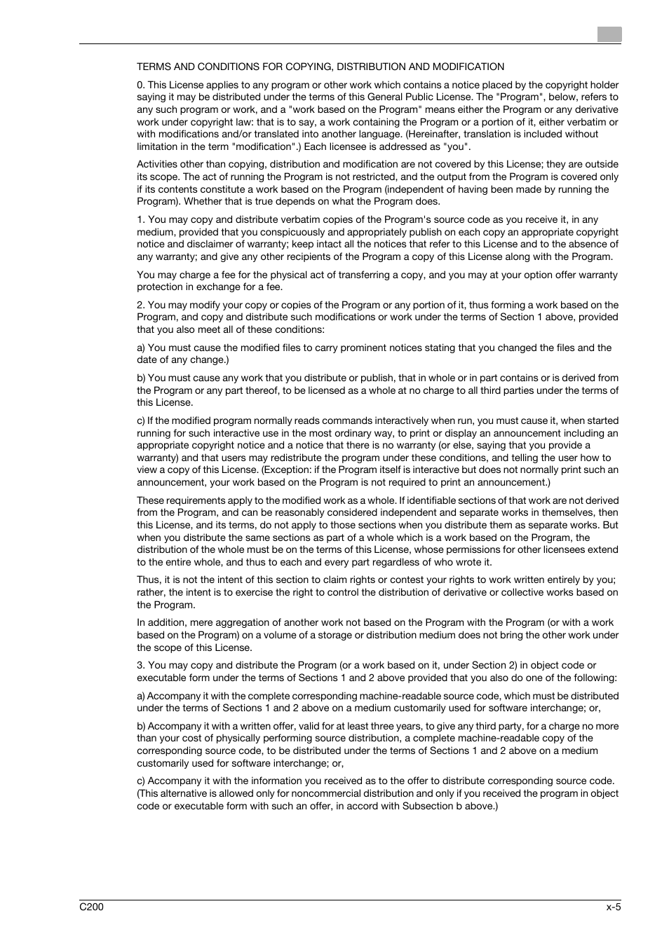Konica Minolta bizhub C200 User Manual | Page 6 / 186