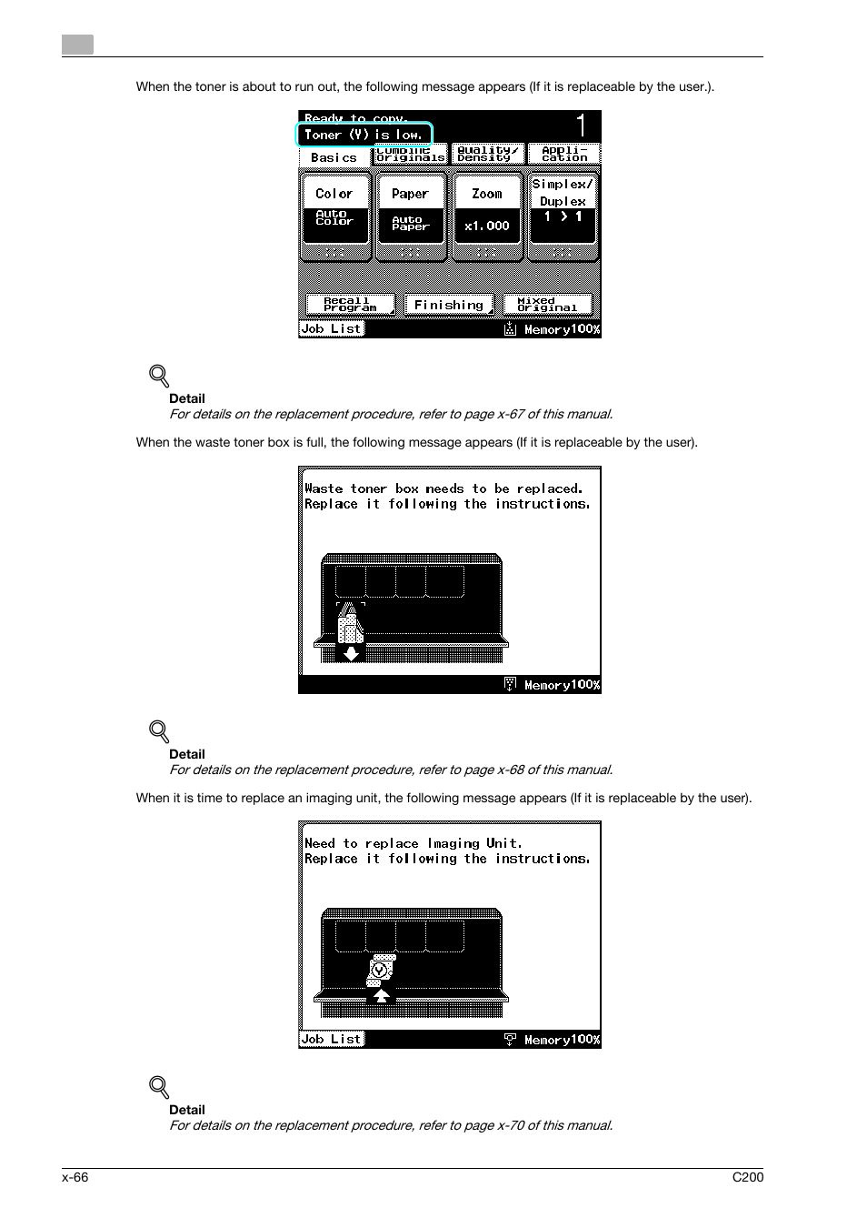 Konica Minolta bizhub C200 User Manual | Page 67 / 186