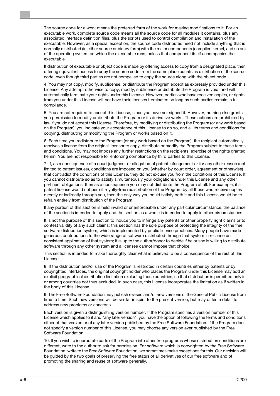 Konica Minolta bizhub C200 User Manual | Page 7 / 186