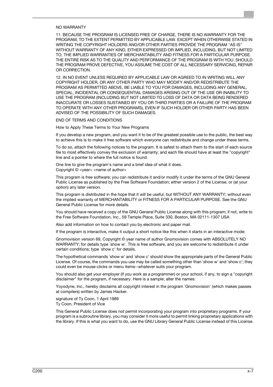 Konica Minolta bizhub C200 User Manual | Page 8 / 186