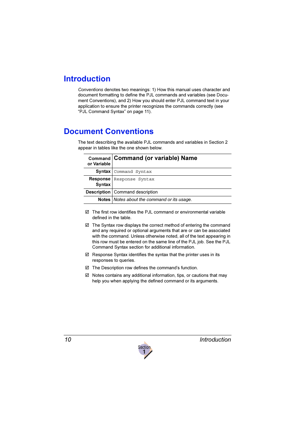 Introduction, Document conventions | Konica Minolta Magicolor 2350EN User Manual | Page 14 / 82