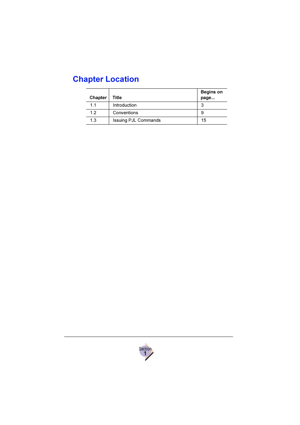 Chapter location, Index | Konica Minolta Magicolor 2350EN User Manual | Page 6 / 82