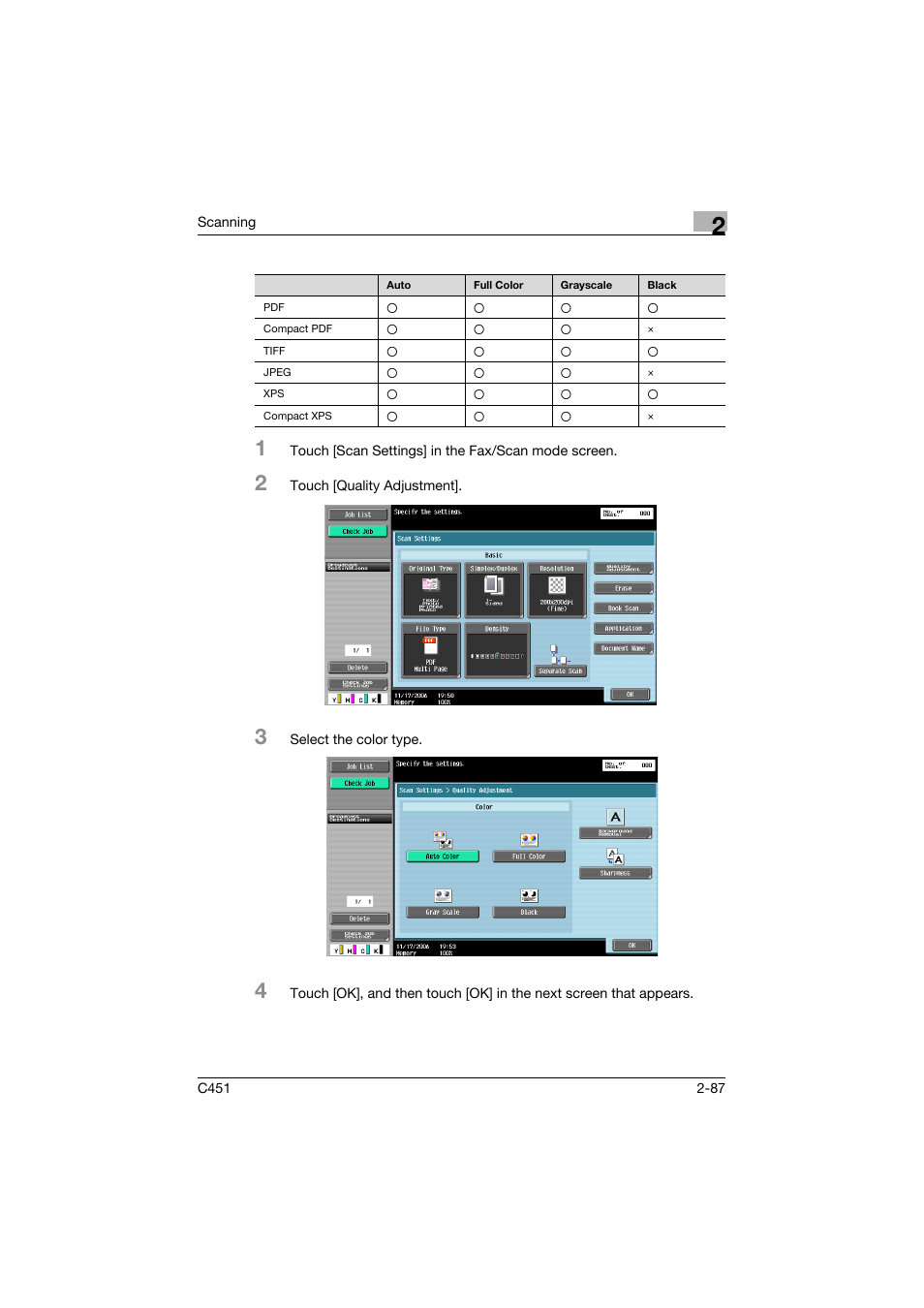 Konica Minolta bizhub C451 User Manual | Page 126 / 413