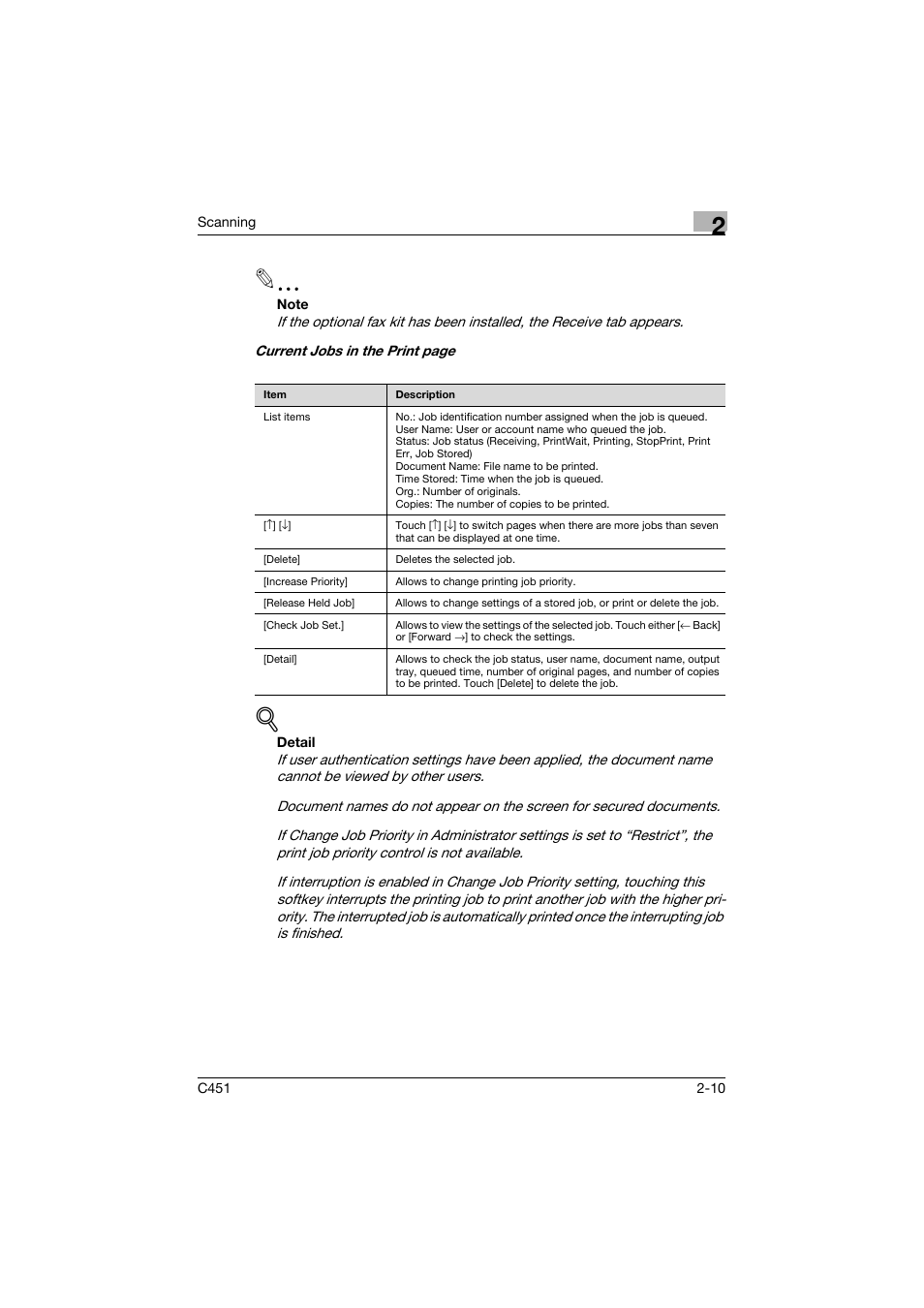 Konica Minolta bizhub C451 User Manual | Page 49 / 413