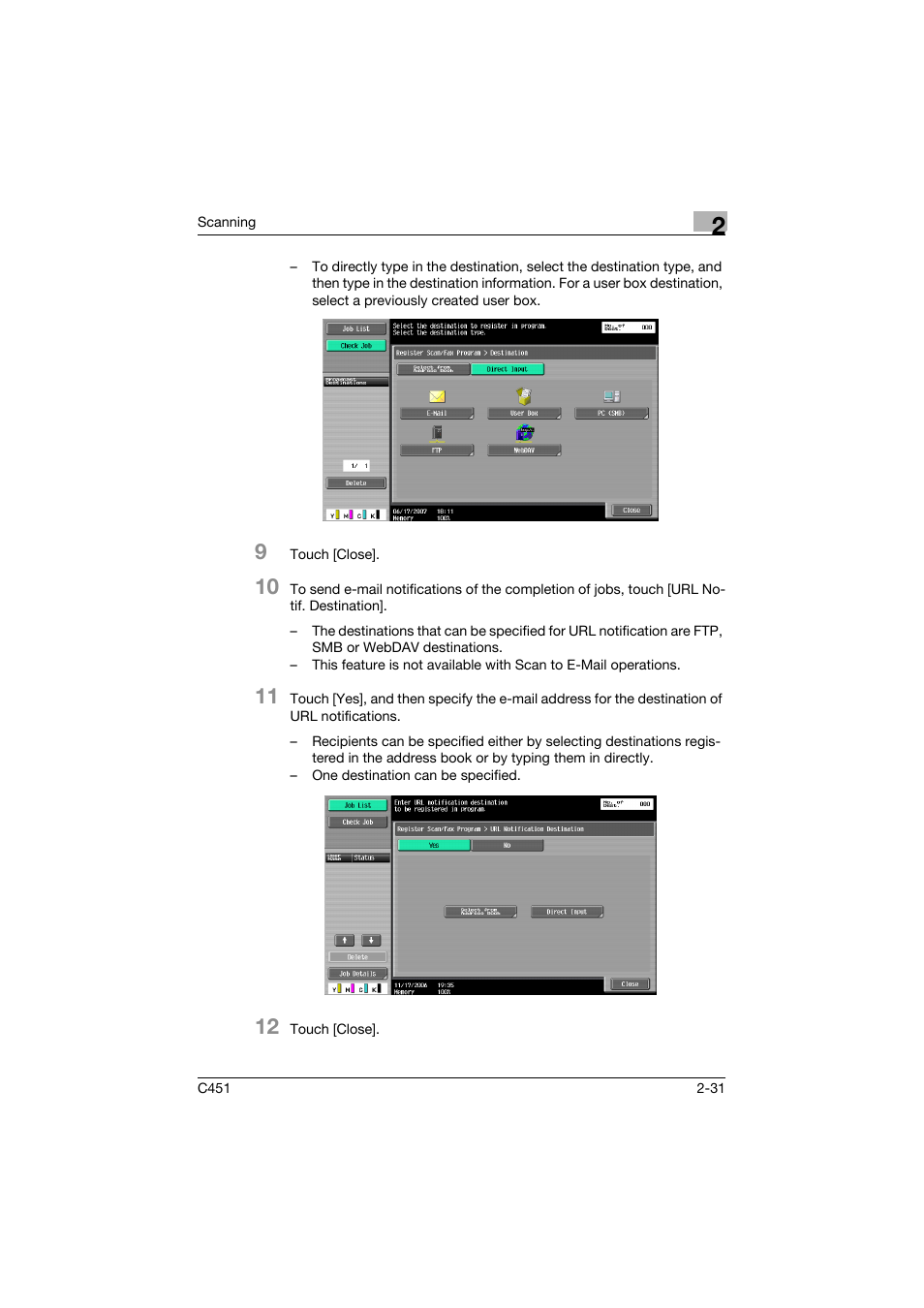 Konica Minolta bizhub C451 User Manual | Page 70 / 413
