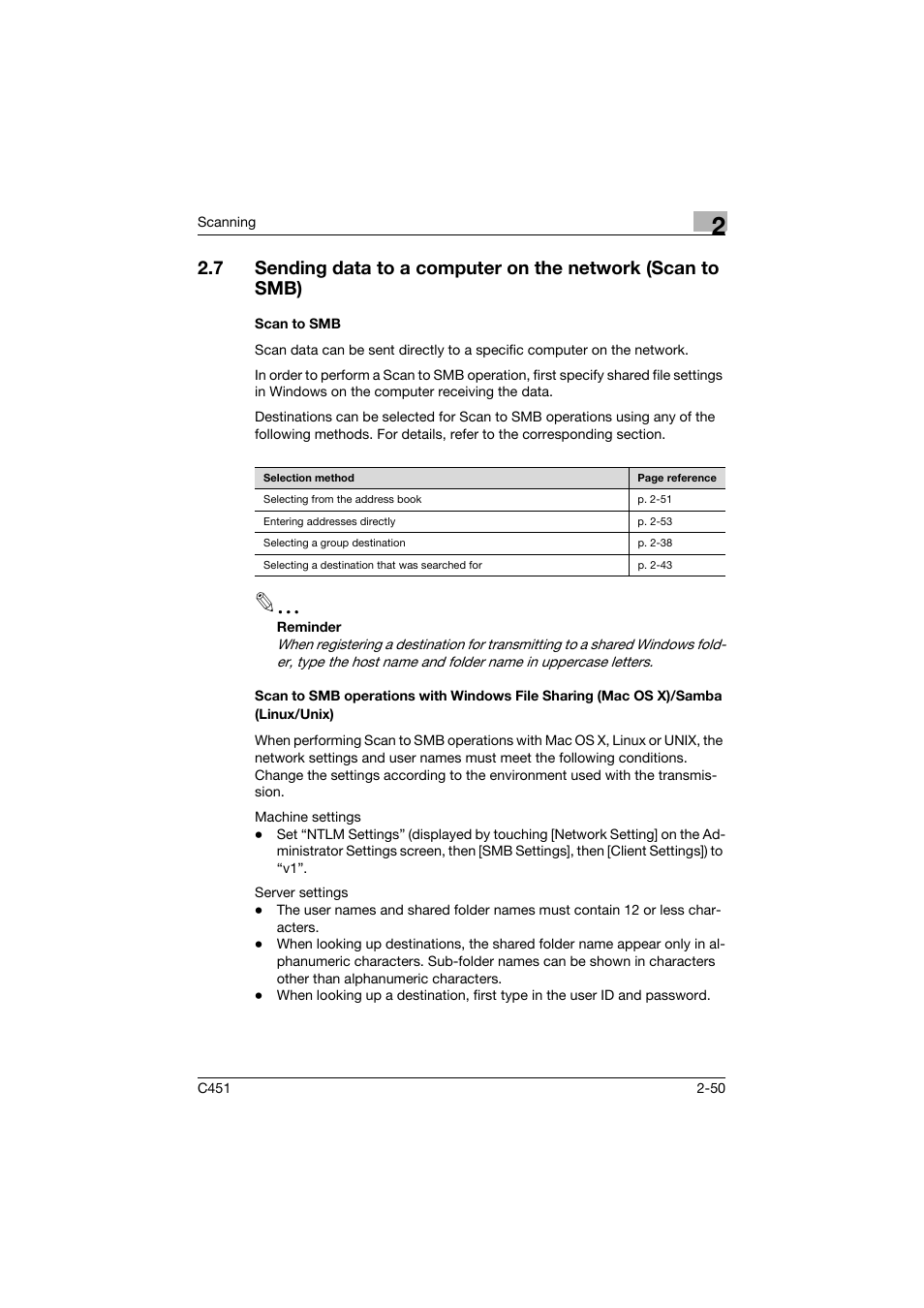 Scan to smb | Konica Minolta bizhub C451 User Manual | Page 89 / 413