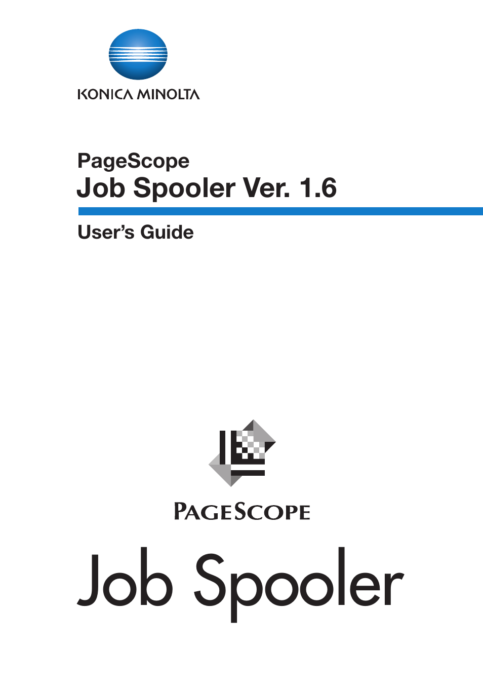 Konica Minolta PageScope Job Spooler User Manual | 36 pages