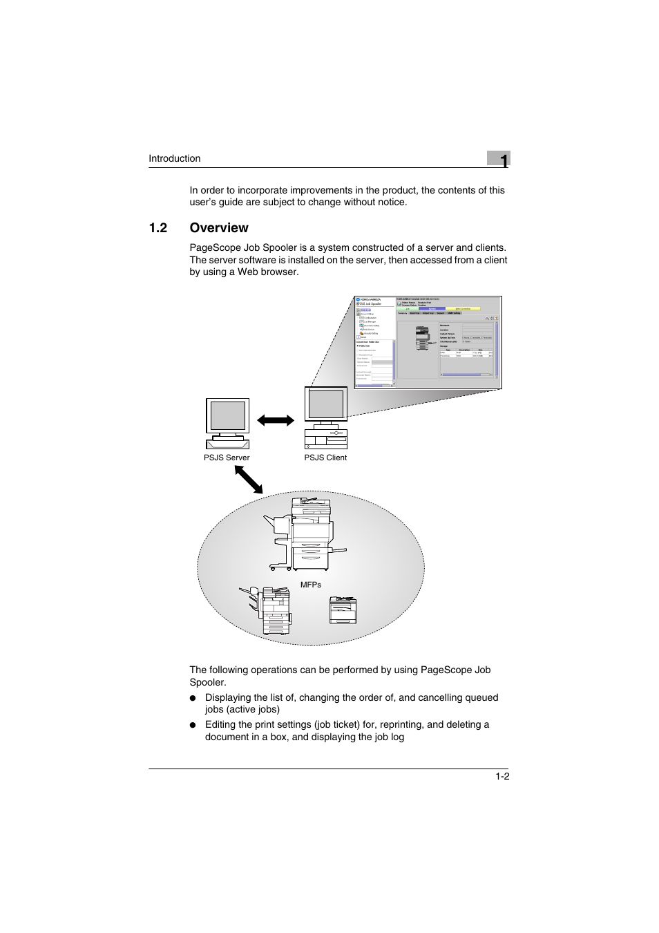 2 overview, Overview -2 | Konica Minolta PageScope Job Spooler User Manual | Page 5 / 36