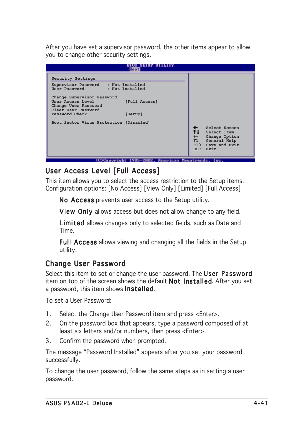 Asus P5AD2-E Deluxe User Manual | Page 109 / 150