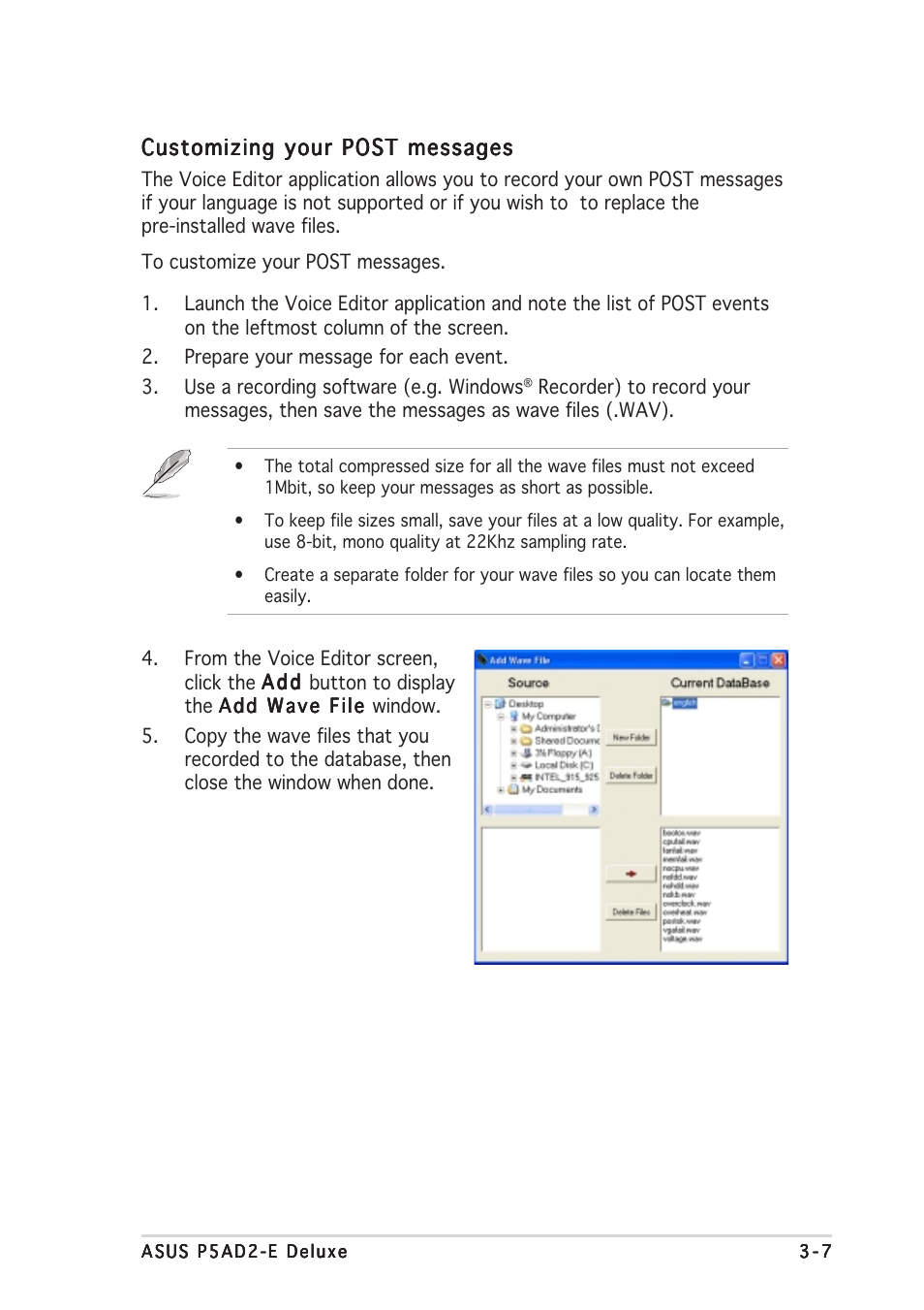 Asus P5AD2-E Deluxe User Manual | Page 65 / 150