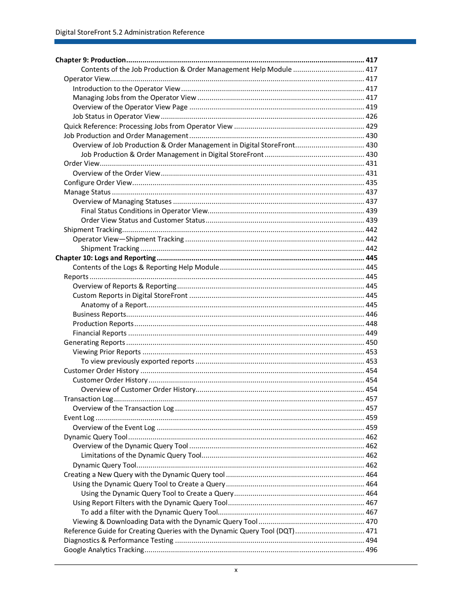 Konica Minolta Digital StoreFront User Manual | Page 10 / 532