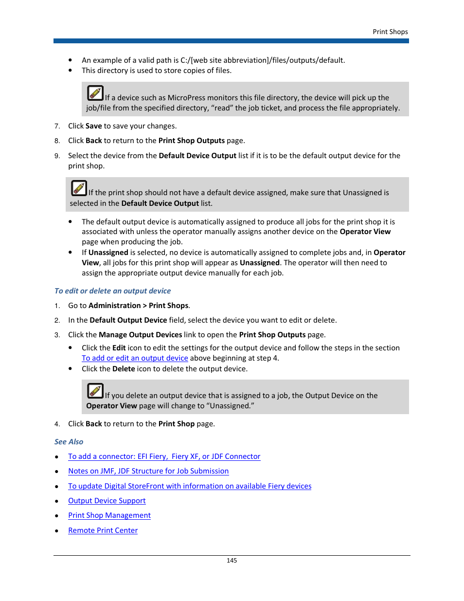 Konica Minolta Digital StoreFront User Manual | Page 145 / 532