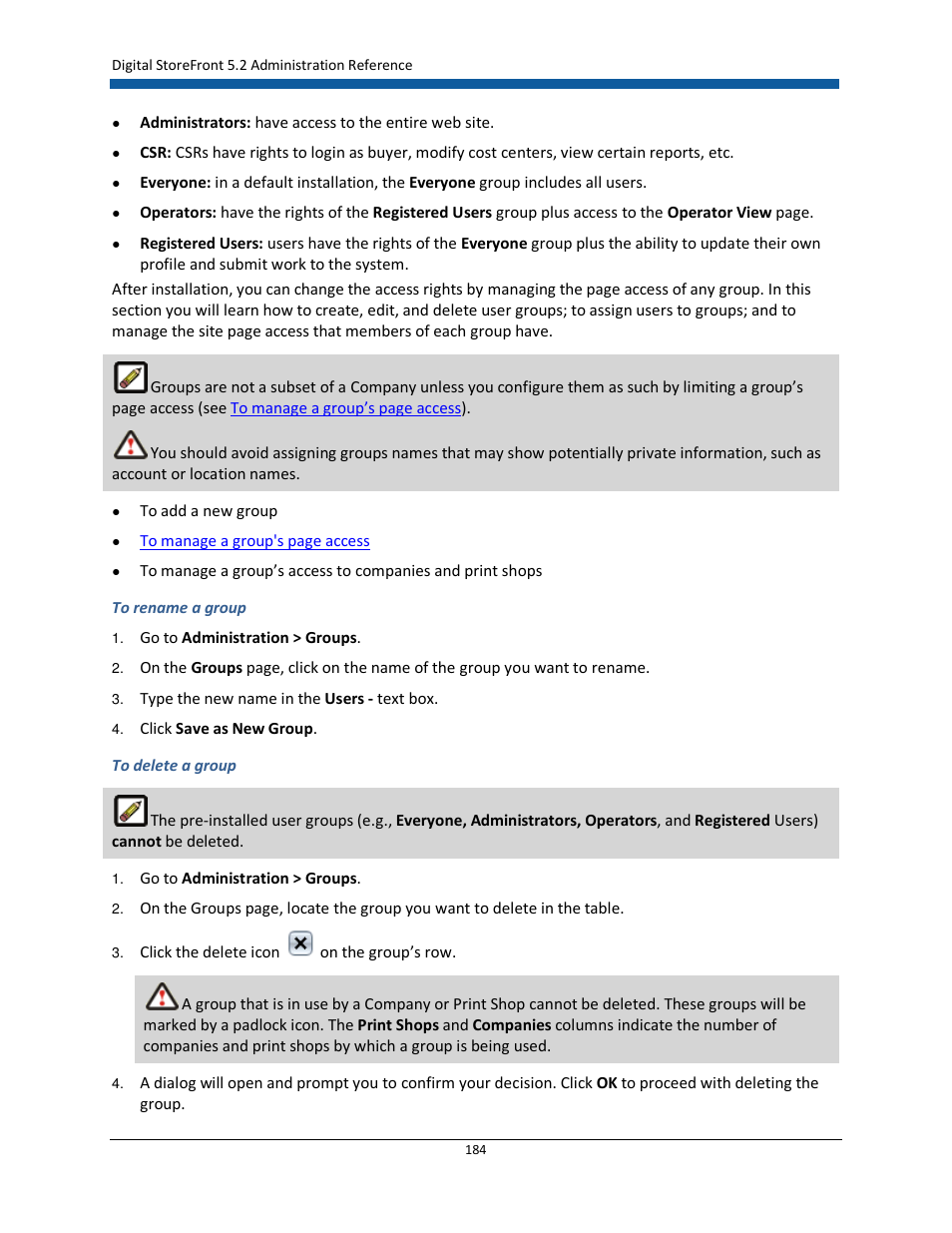 Konica Minolta Digital StoreFront User Manual | Page 184 / 532