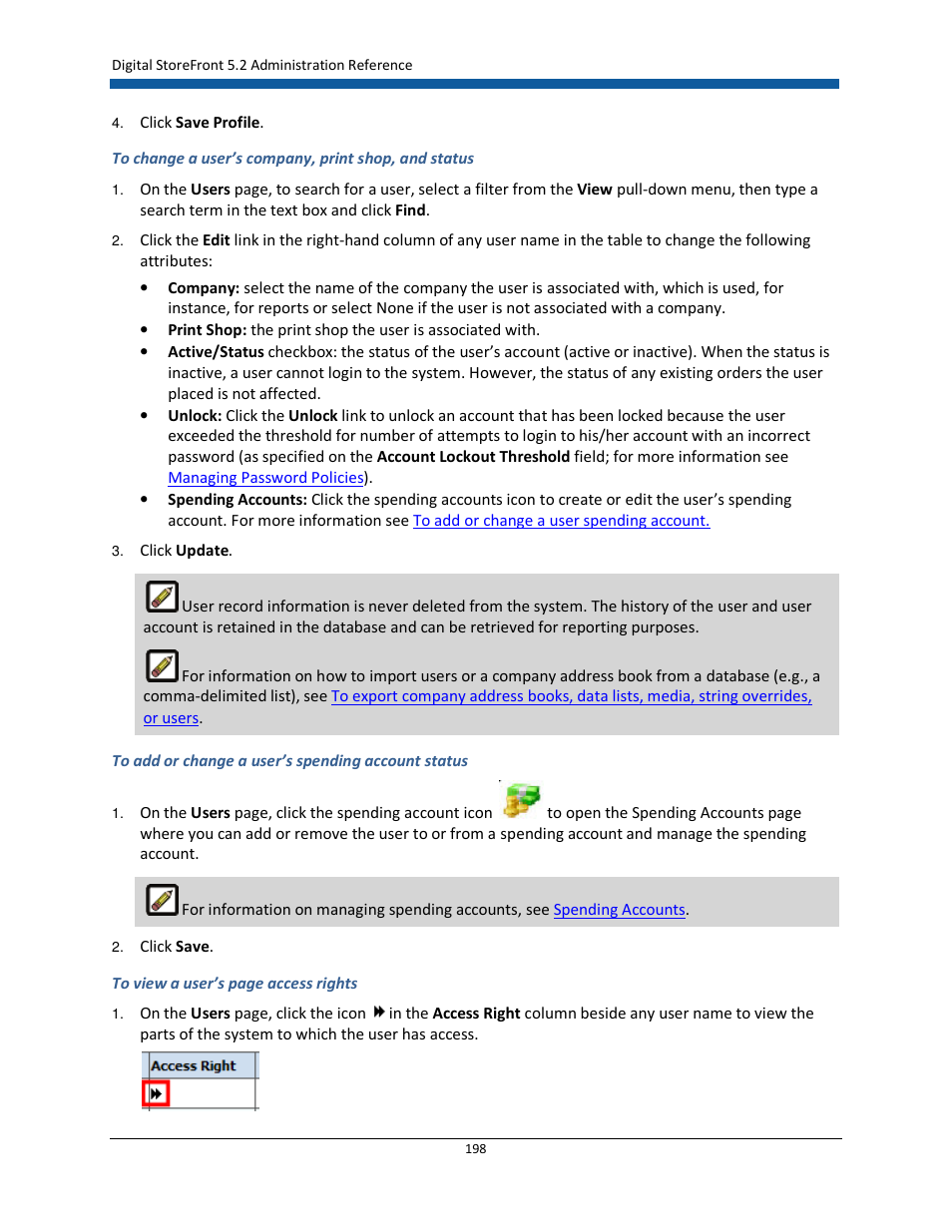 Konica Minolta Digital StoreFront User Manual | Page 198 / 532