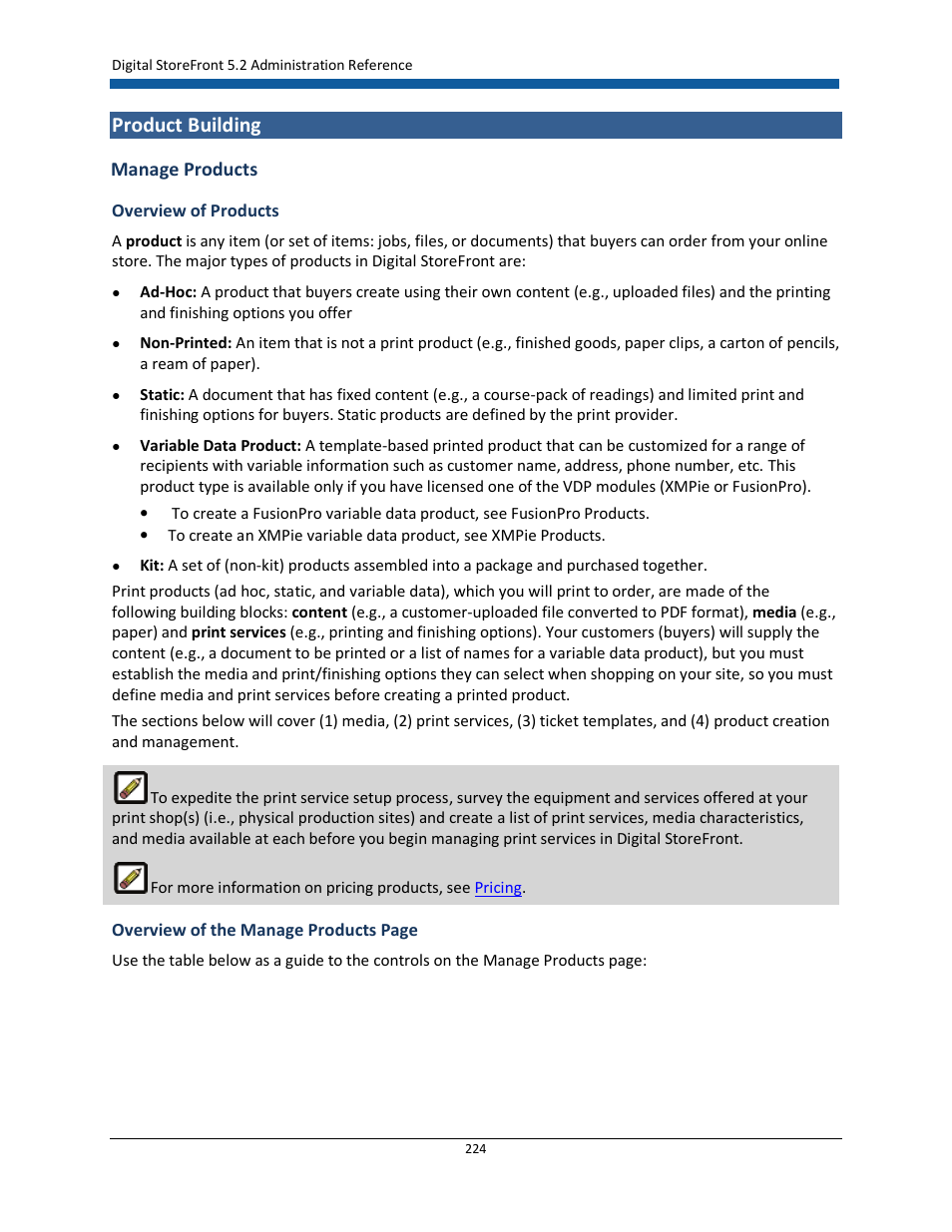 Product building | Konica Minolta Digital StoreFront User Manual | Page 224 / 532