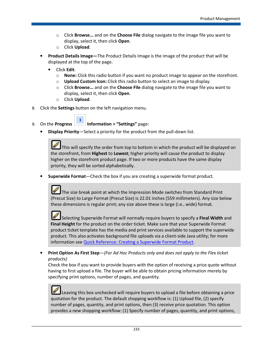Konica Minolta Digital StoreFront User Manual | Page 233 / 532