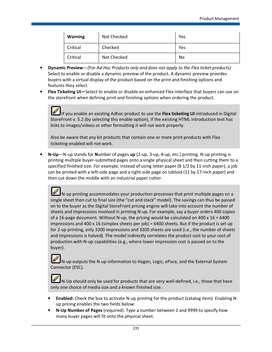 Konica Minolta Digital StoreFront User Manual | Page 235 / 532