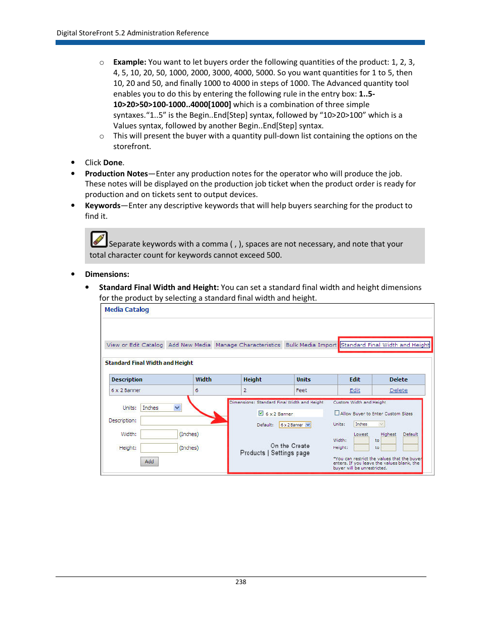 Konica Minolta Digital StoreFront User Manual | Page 238 / 532