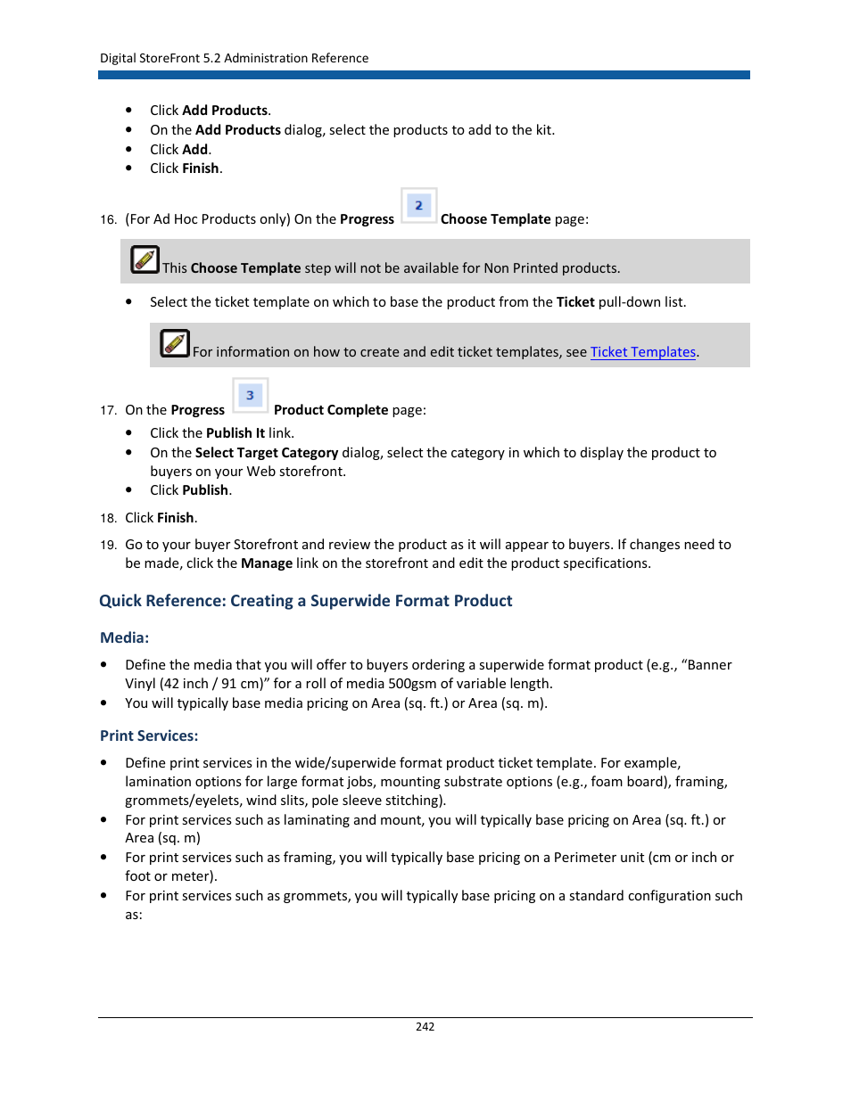 Konica Minolta Digital StoreFront User Manual | Page 242 / 532