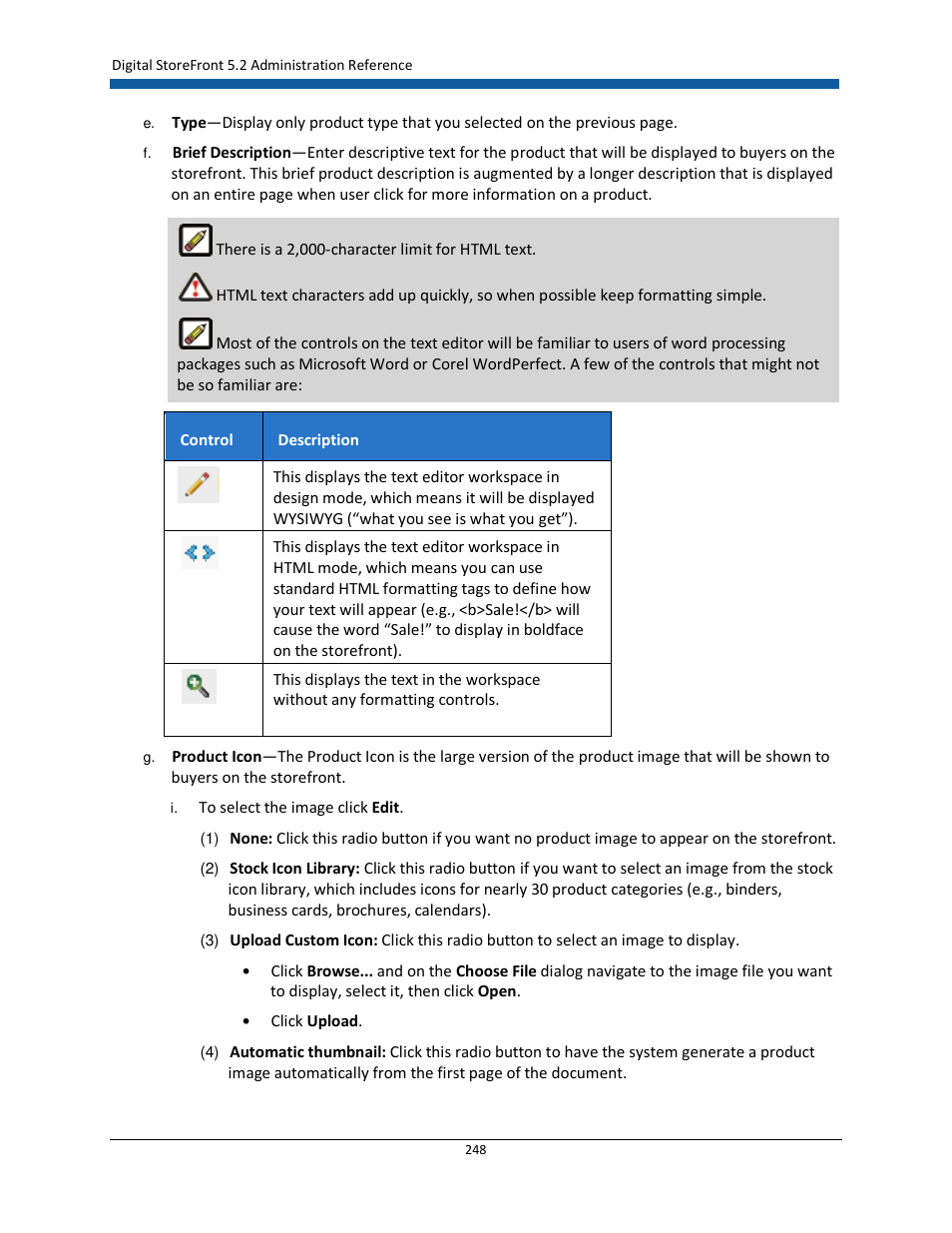 Konica Minolta Digital StoreFront User Manual | Page 248 / 532