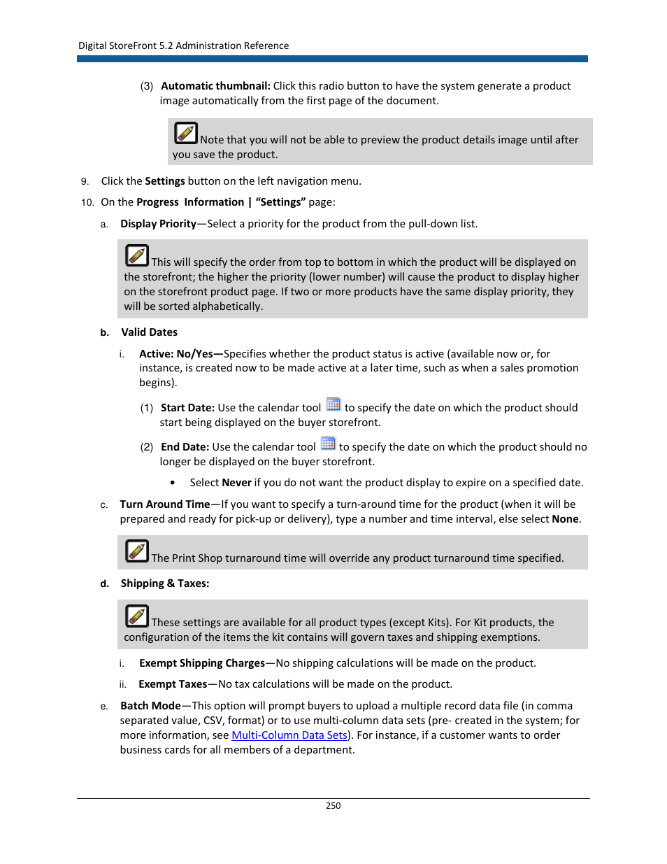 Konica Minolta Digital StoreFront User Manual | Page 250 / 532