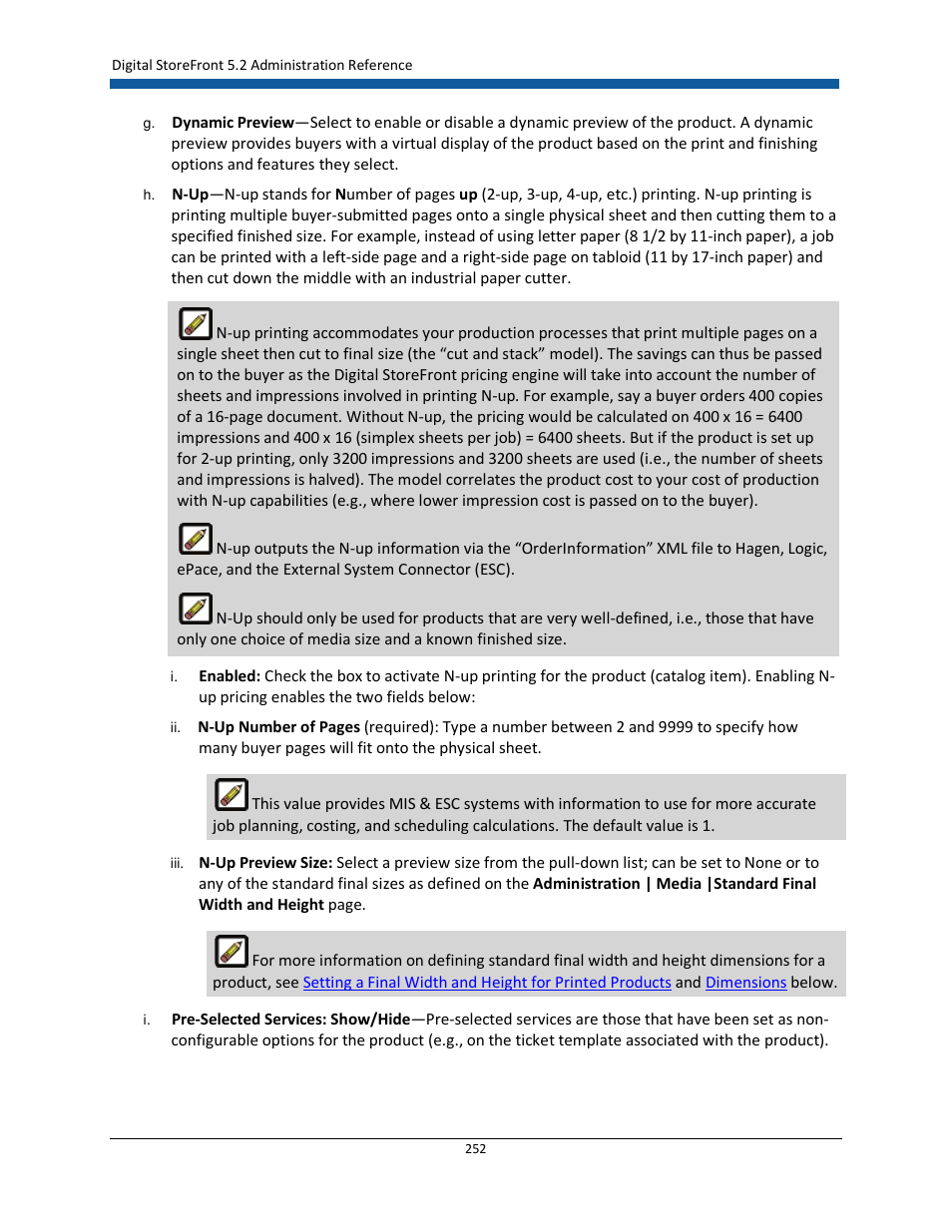 Konica Minolta Digital StoreFront User Manual | Page 252 / 532