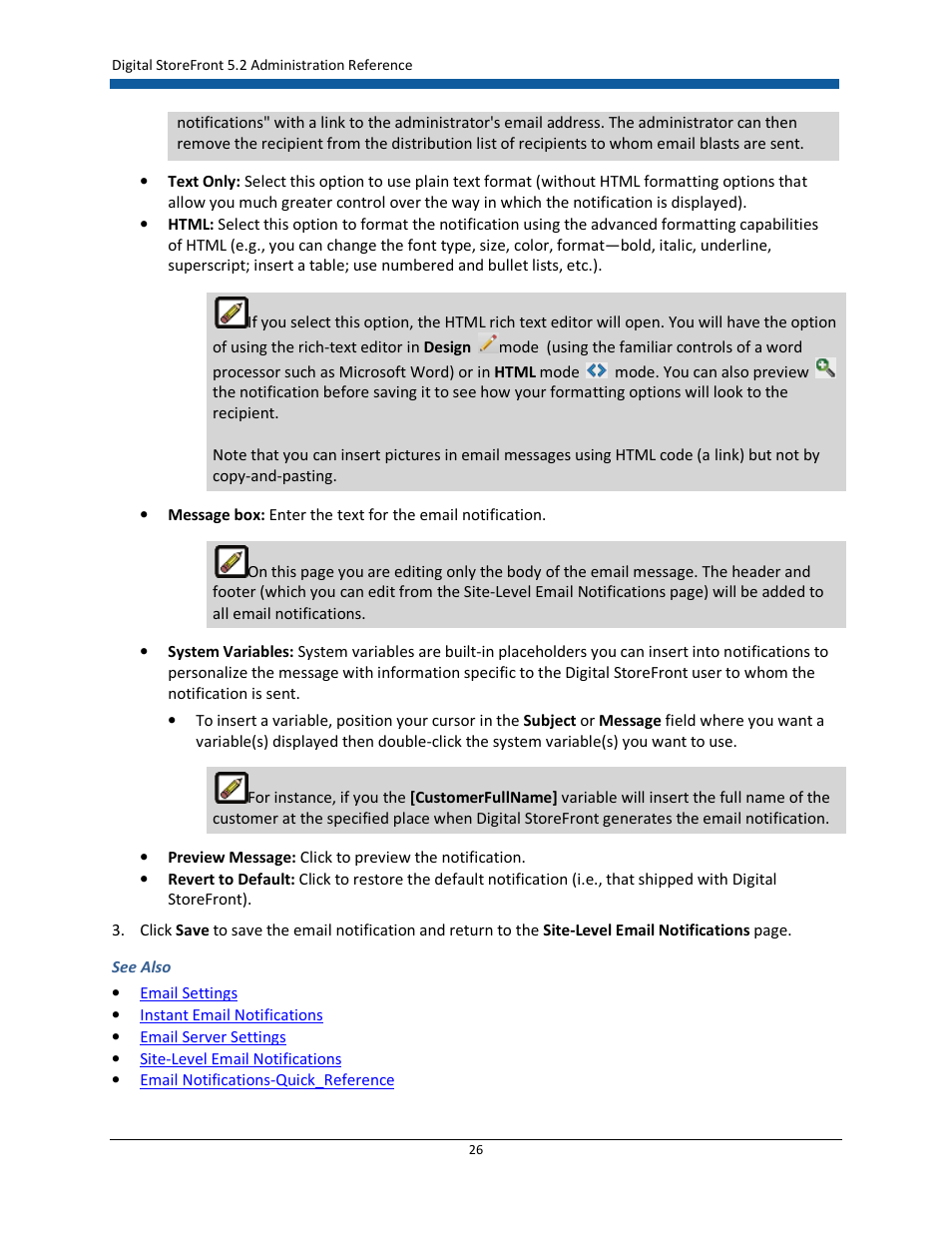 Konica Minolta Digital StoreFront User Manual | Page 26 / 532