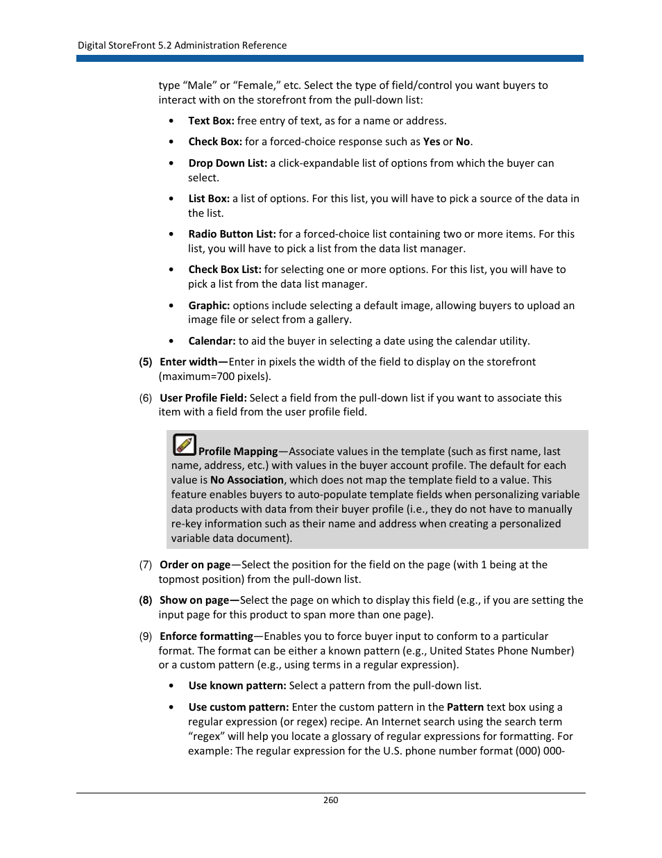 Konica Minolta Digital StoreFront User Manual | Page 260 / 532