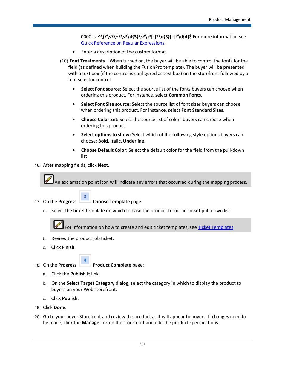 Konica Minolta Digital StoreFront User Manual | Page 261 / 532