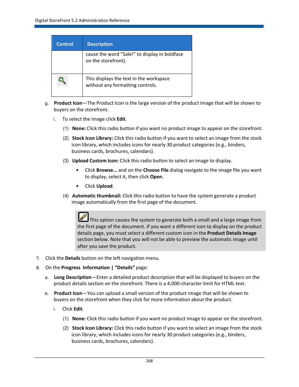 Konica Minolta Digital StoreFront User Manual | Page 268 / 532