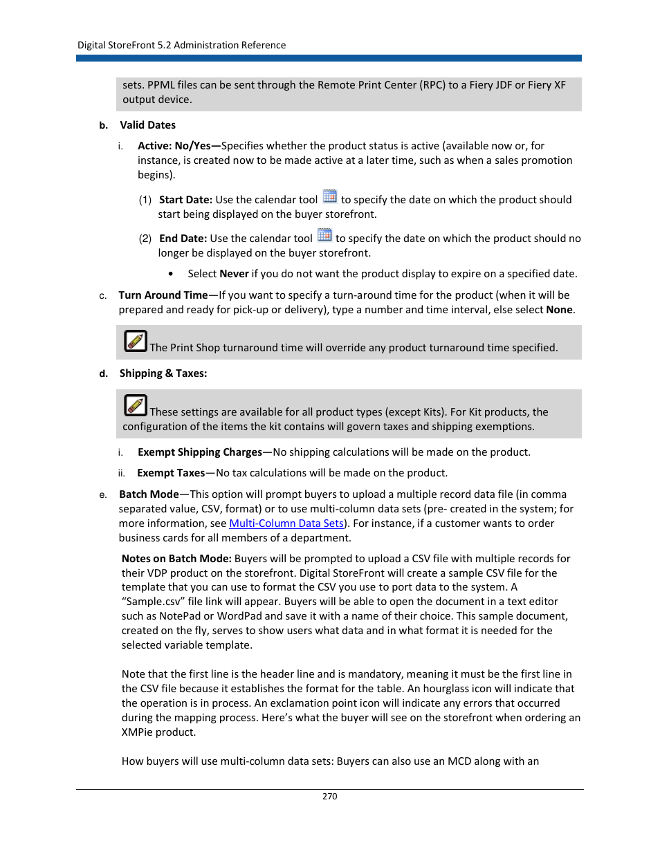 Konica Minolta Digital StoreFront User Manual | Page 270 / 532