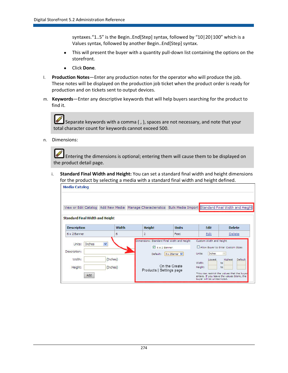 Konica Minolta Digital StoreFront User Manual | Page 274 / 532