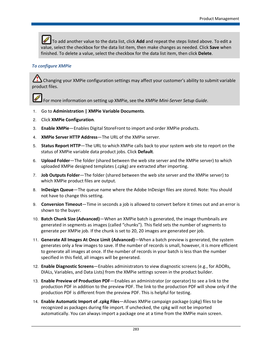 Konica Minolta Digital StoreFront User Manual | Page 283 / 532