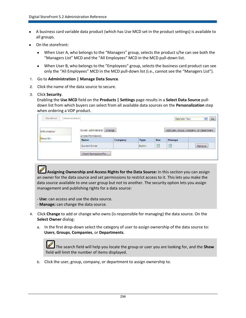 Konica Minolta Digital StoreFront User Manual | Page 294 / 532