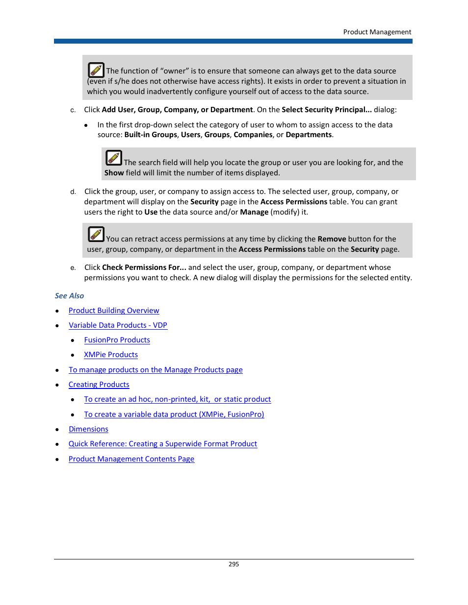 Konica Minolta Digital StoreFront User Manual | Page 295 / 532