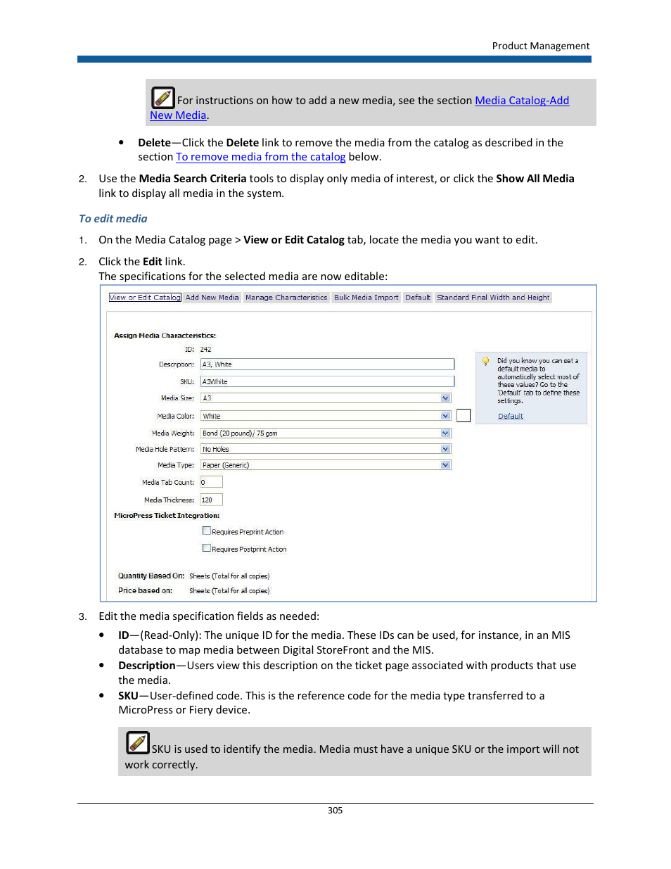 Konica Minolta Digital StoreFront User Manual | Page 305 / 532