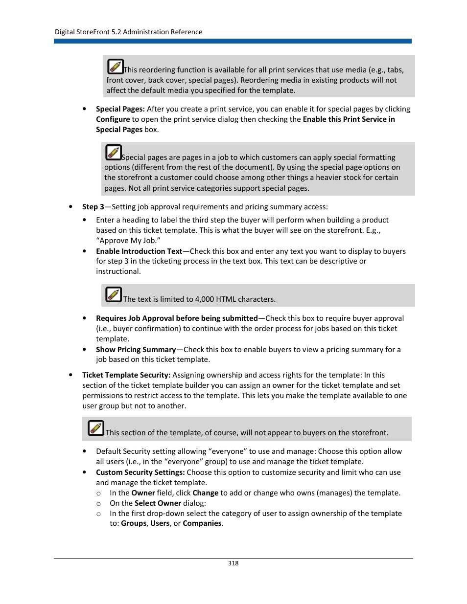 Konica Minolta Digital StoreFront User Manual | Page 318 / 532