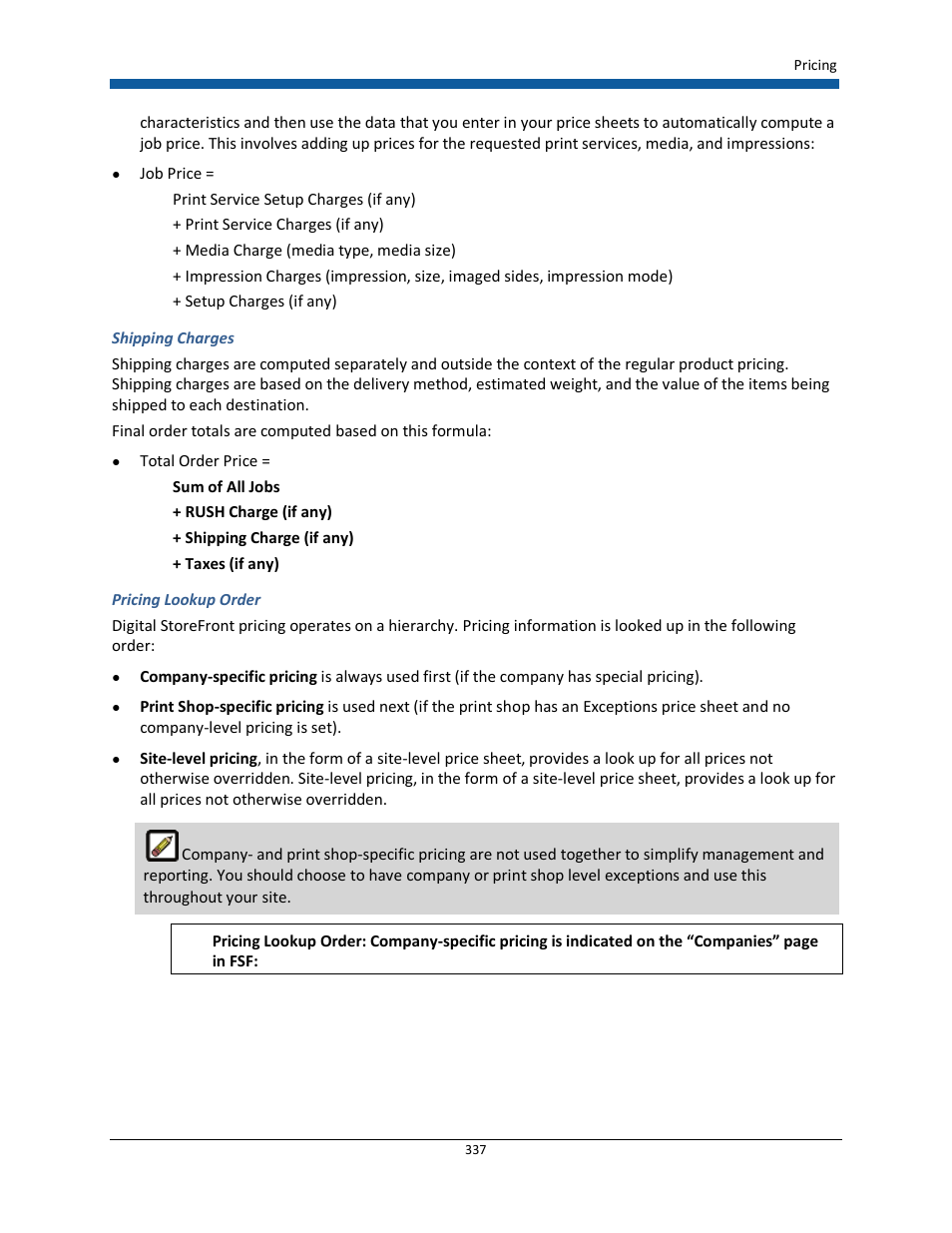 Konica Minolta Digital StoreFront User Manual | Page 337 / 532