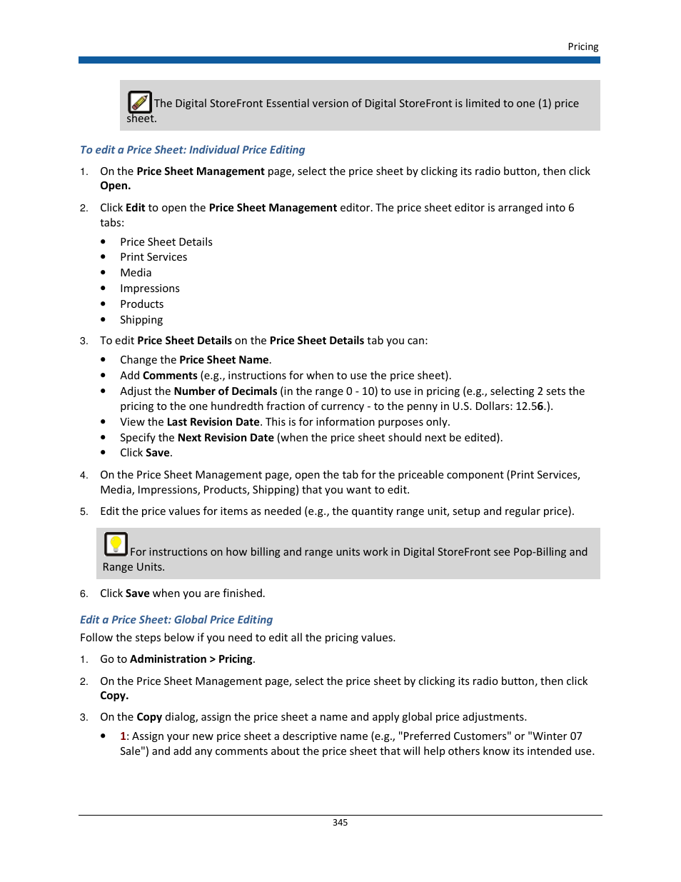 Konica Minolta Digital StoreFront User Manual | Page 345 / 532