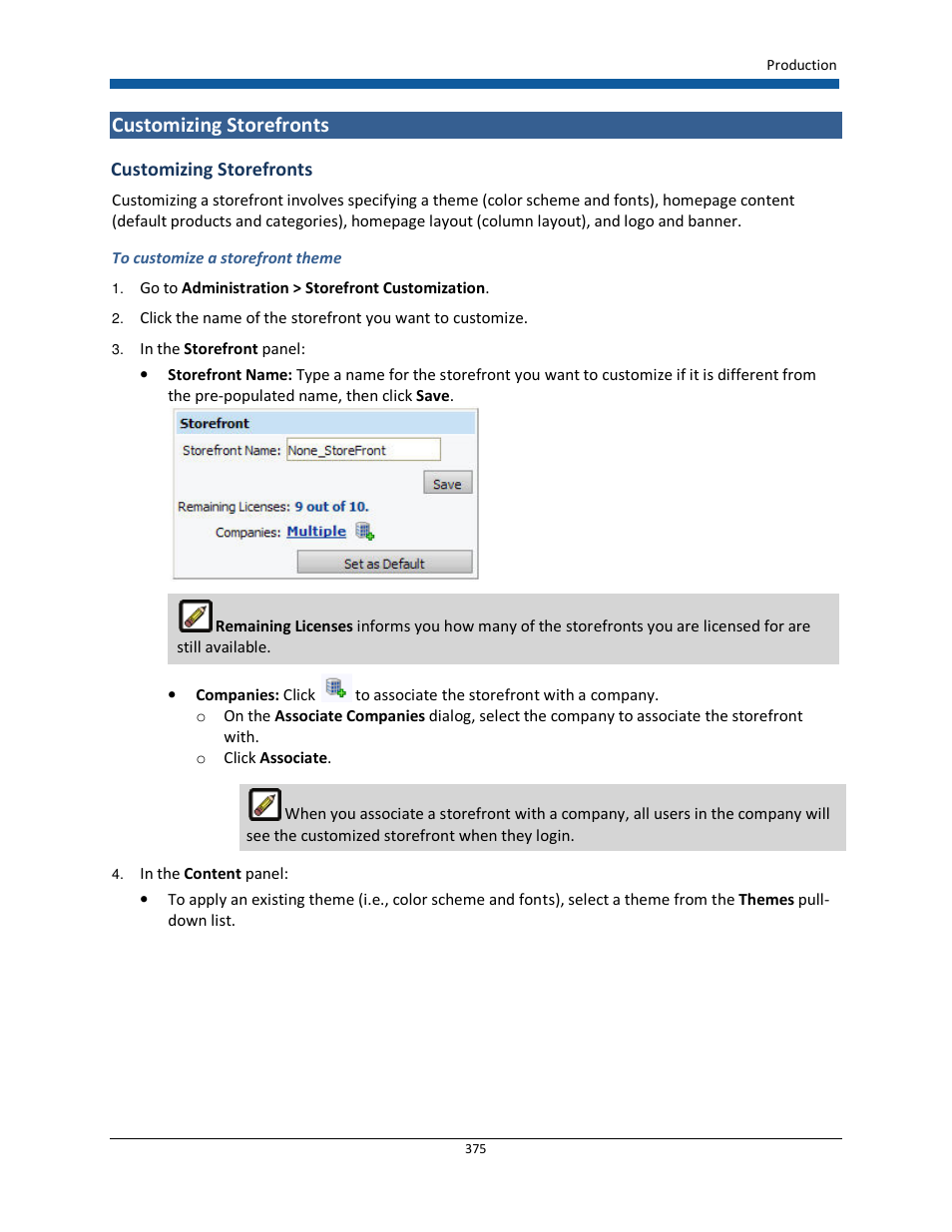 Customizing storefronts | Konica Minolta Digital StoreFront User Manual | Page 375 / 532