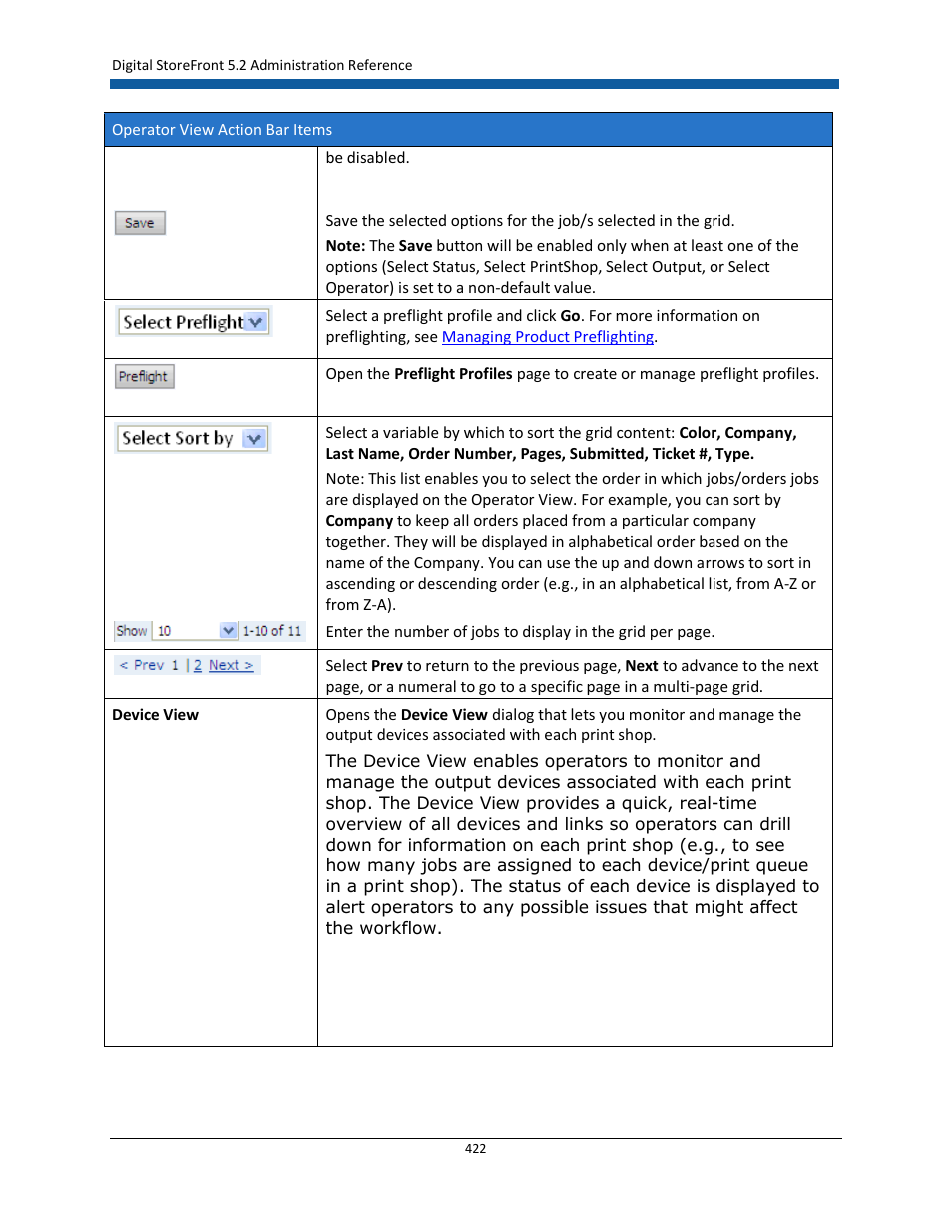 Konica Minolta Digital StoreFront User Manual | Page 422 / 532