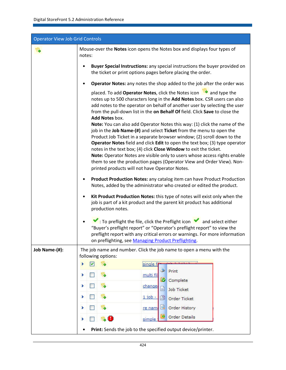 Konica Minolta Digital StoreFront User Manual | Page 424 / 532