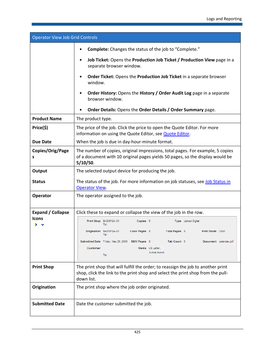 Konica Minolta Digital StoreFront User Manual | Page 425 / 532