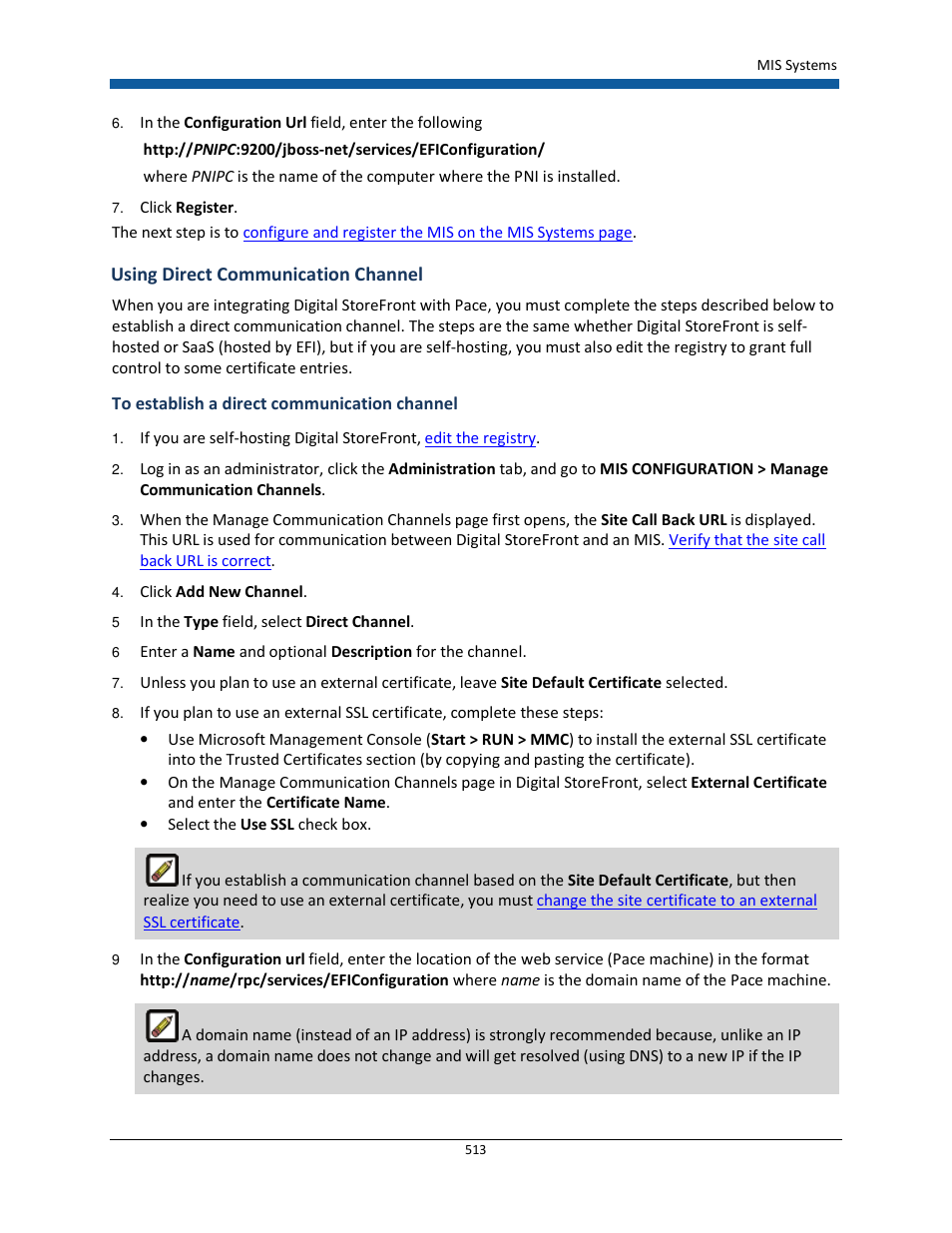 Using direct communication channel | Konica Minolta Digital StoreFront User Manual | Page 513 / 532