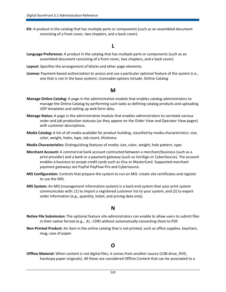 Konica Minolta Digital StoreFront User Manual | Page 520 / 532