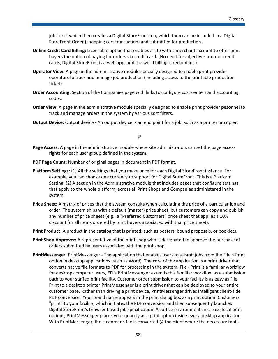 Konica Minolta Digital StoreFront User Manual | Page 521 / 532